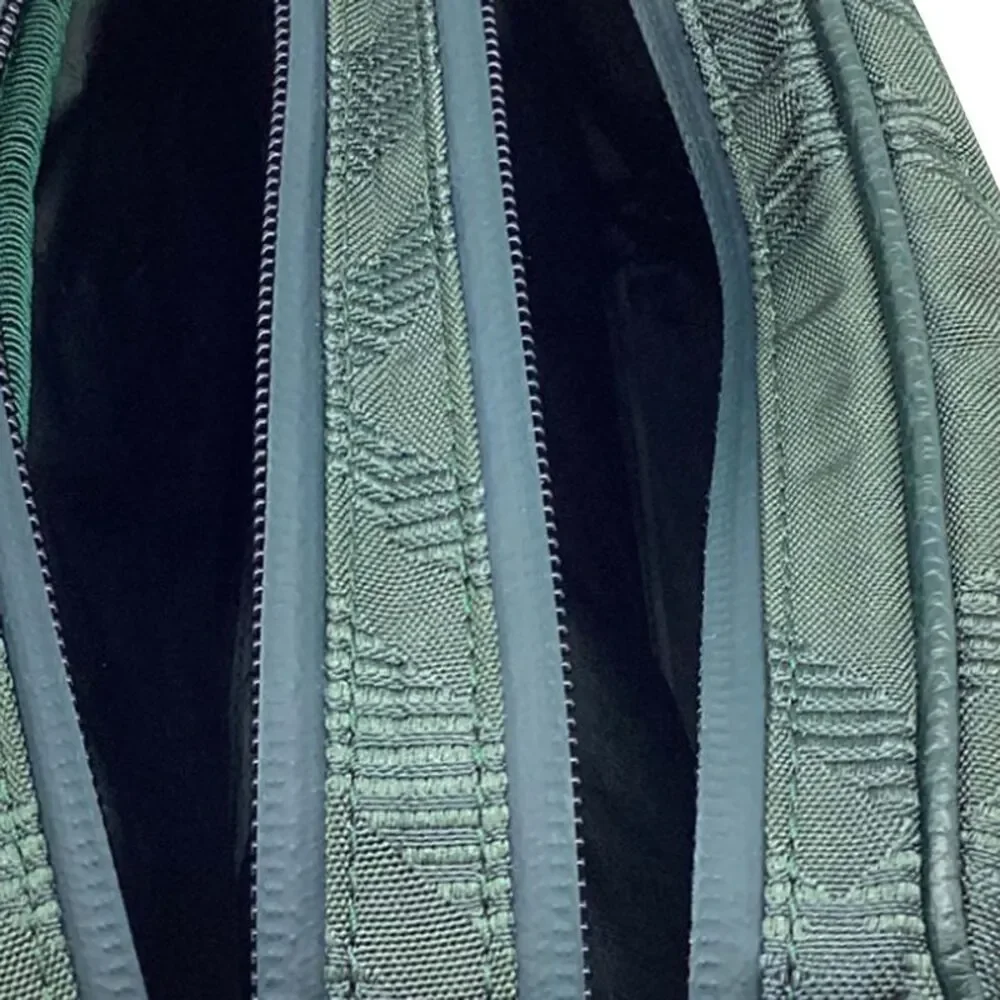 Burberry Check-Jacquard Belt Bag in Olive Polyamide - Picture 10 of 10